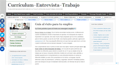 Desktop Screenshot of curriculum-entrevista-trabajo.com